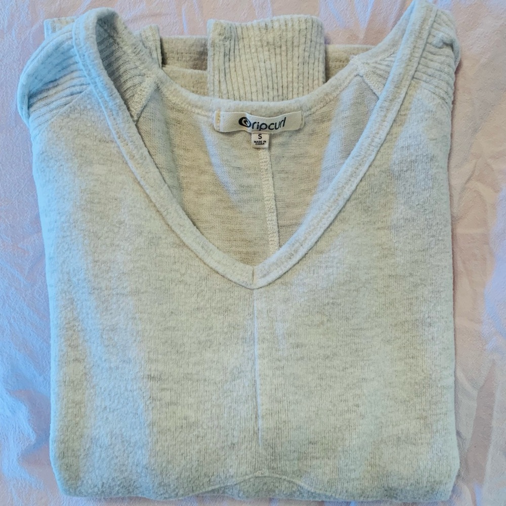 RipCurl light summer sweater (small) in light heather